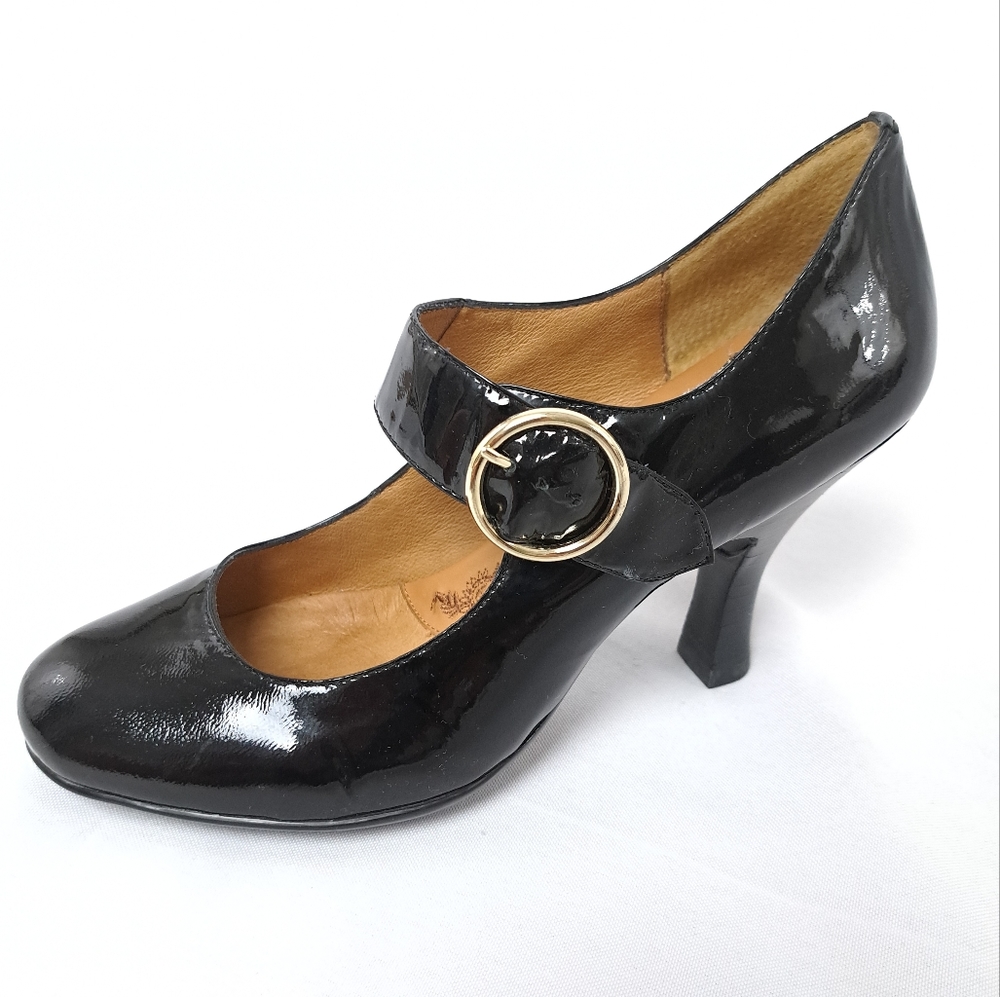 Sofft Patent Leather Maryjane Heels